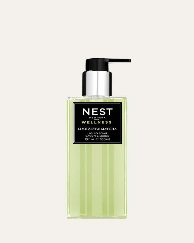 Lime Zest and Matcha Liquid Soap, 10 oz.